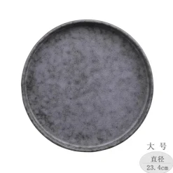 Elegance at the Table Küche & Esszimmer-Retro-Essteller - 4er-Set dunkelgelbe Keramikteller