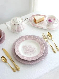 Plates u0026 More Küche & Esszimmer-Retro-Garten-Geschirrset – Klassisches Speiseerlebnis