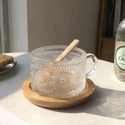 Plates u0026 More Küche & Esszimmer-Retro-Glasbecher – hitzebeständiges Vintage-Trinkgeschirr