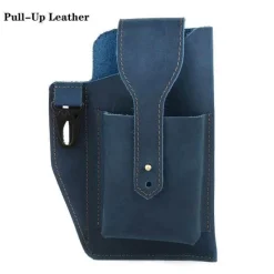 Herren Heritage Threads Taschen & Geldbörsen|Herrenbekleidung-Retro-Gürteltasche aus Leder – Multifunktionaler Telefonhalter