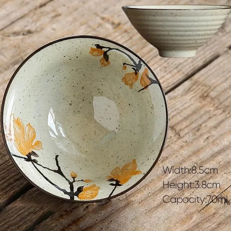 Plates u0026 More Küche & Esszimmer-Retro-Teetassen-Set aus Keramik – Vintage-Teetassen für gemütliche Zusammenkünfte