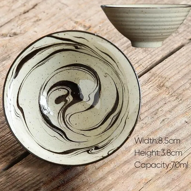 Plates u0026 More Küche & Esszimmer-Retro-Teetassen-Set aus Keramik – Vintage-Teetassen für gemütliche Zusammenkünfte