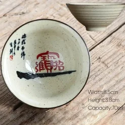 Plates u0026 More Küche & Esszimmer-Retro-Teetassen-Set aus Keramik – Vintage-Teetassen für gemütliche Zusammenkünfte