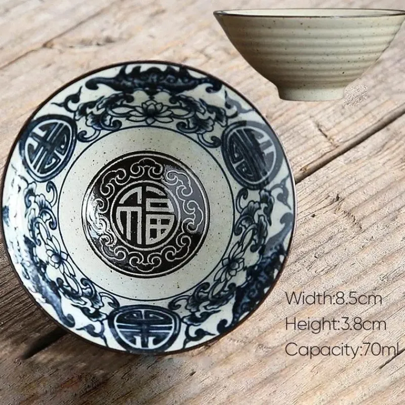 Plates u0026 More Küche & Esszimmer-Retro-Teetassen-Set aus Keramik – Vintage-Teetassen für gemütliche Zusammenkünfte