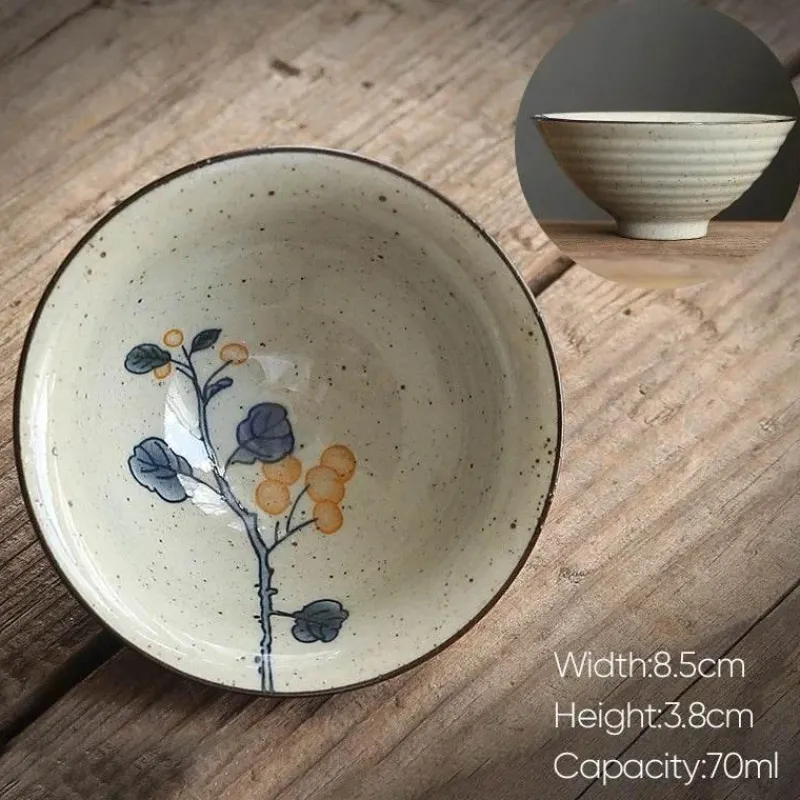 Plates u0026 More Küche & Esszimmer-Retro-Teetassen-Set aus Keramik – Vintage-Teetassen für gemütliche Zusammenkünfte