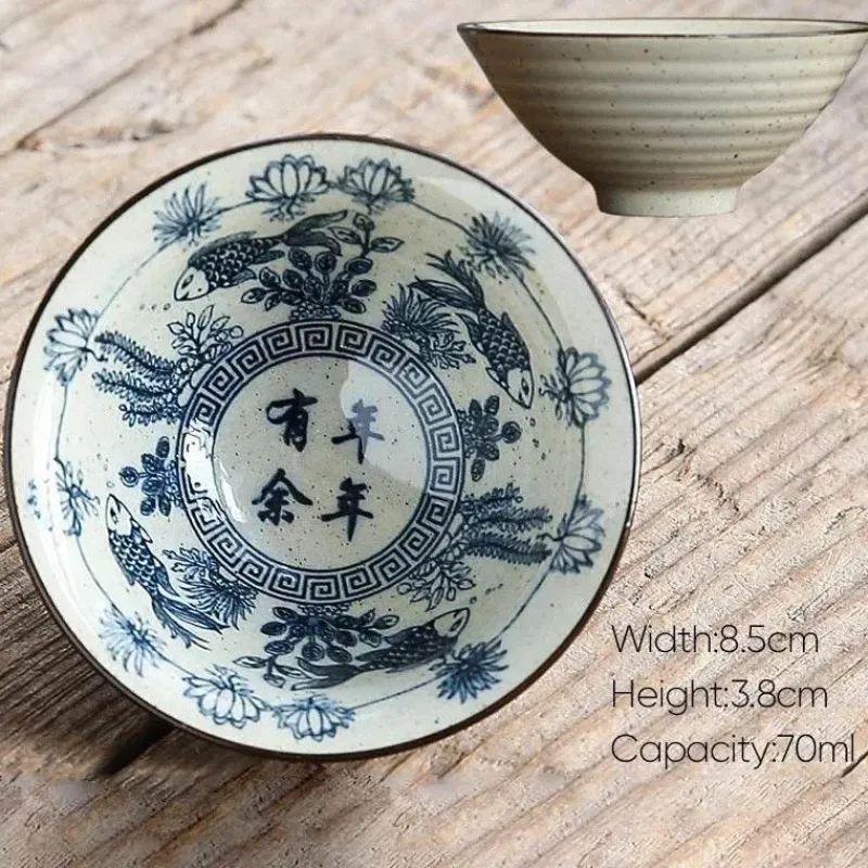 Plates u0026 More Küche & Esszimmer-Retro-Teetassen-Set aus Keramik – Vintage-Teetassen für gemütliche Zusammenkünfte