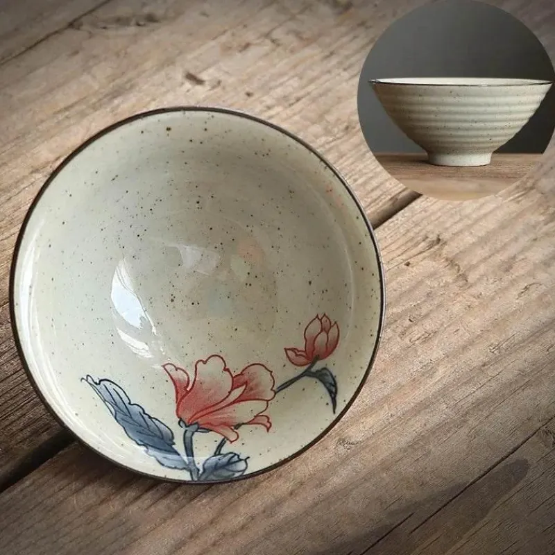 Plates u0026 More Küche & Esszimmer-Retro-Teetassen-Set aus Keramik – Vintage-Teetassen für gemütliche Zusammenkünfte