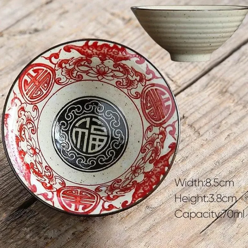 Plates u0026 More Küche & Esszimmer-Retro-Teetassen-Set aus Keramik – Vintage-Teetassen für gemütliche Zusammenkünfte