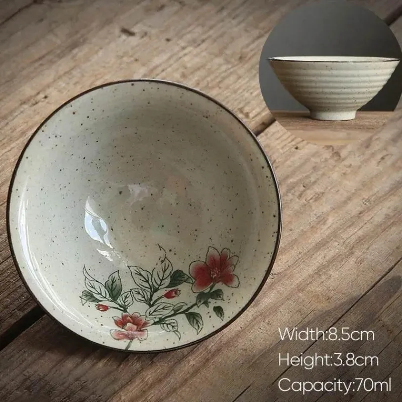 Plates u0026 More Küche & Esszimmer-Retro-Teetassen-Set aus Keramik – Vintage-Teetassen für gemütliche Zusammenkünfte