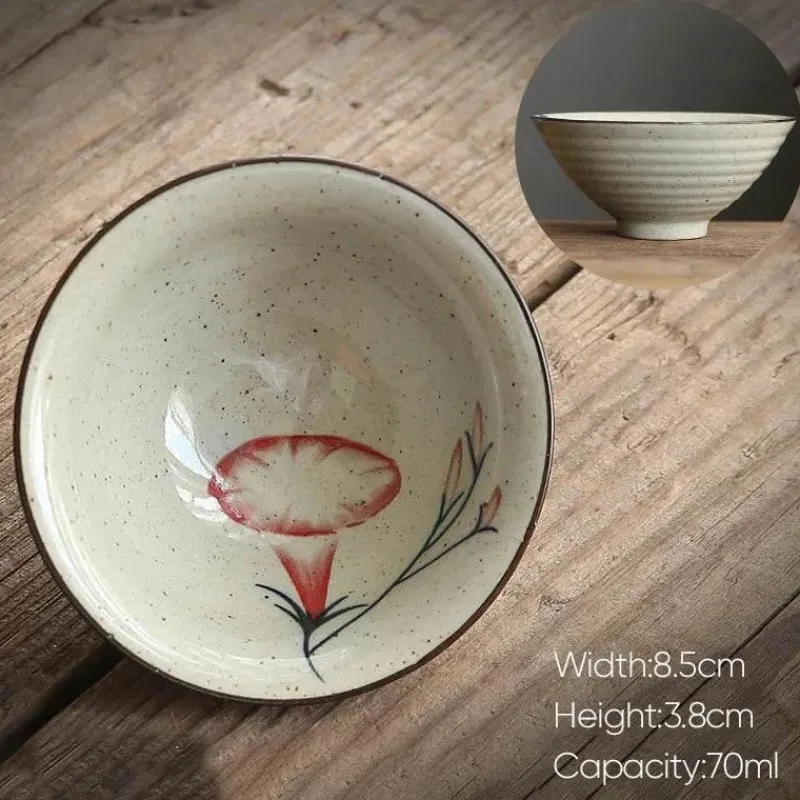 Plates u0026 More Küche & Esszimmer-Retro-Teetassen-Set aus Keramik – Vintage-Teetassen für gemütliche Zusammenkünfte