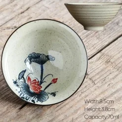 Plates u0026 More Küche & Esszimmer-Retro-Teetassen-Set aus Keramik – Vintage-Teetassen für gemütliche Zusammenkünfte