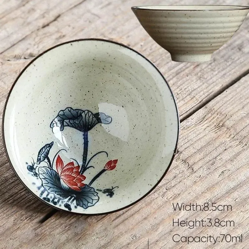 Plates u0026 More Küche & Esszimmer-Retro-Teetassen-Set aus Keramik – Vintage-Teetassen für gemütliche Zusammenkünfte