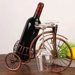 Tom Küche & Esszimmer-Retro-Weinregal – Eleganter Flaschen- und Glas-Organizer