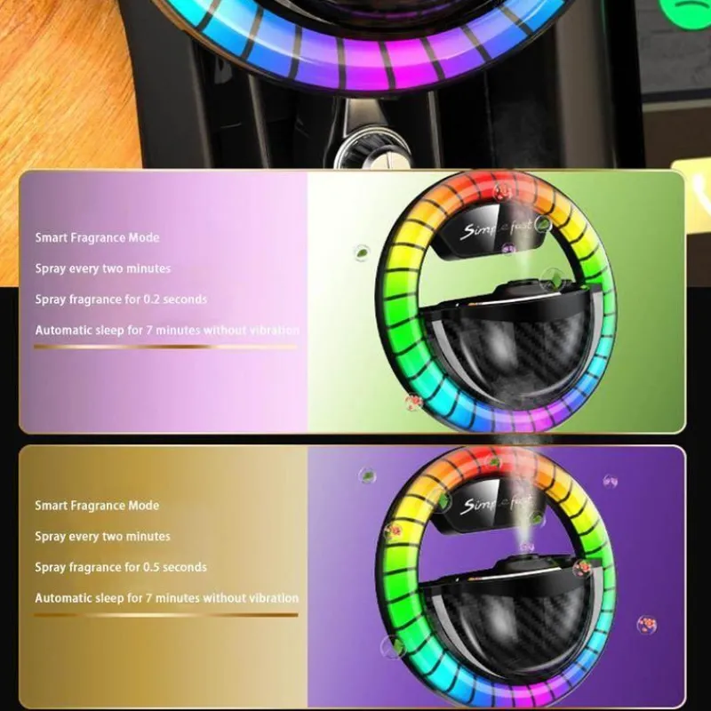 Wild u0026 Free Gear Autopflege|Autozubehör-RGB-Lufterfrischer – Aroma Sprinkles Duftendes Autozubehör