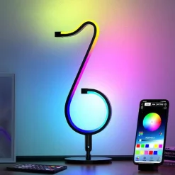 Bright Accents Beleuchtung-RGB-Musiknotenlampe - Symphony Tischleuchte