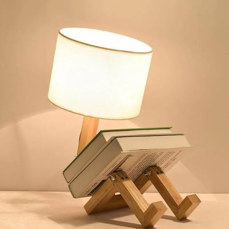 Comfort u0026 Style Beleuchtung-Robot Table Lamp - Creative Book Holder Design