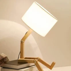 Comfort u0026 Style Beleuchtung-Robot Table Lamp - Creative Book Holder Design