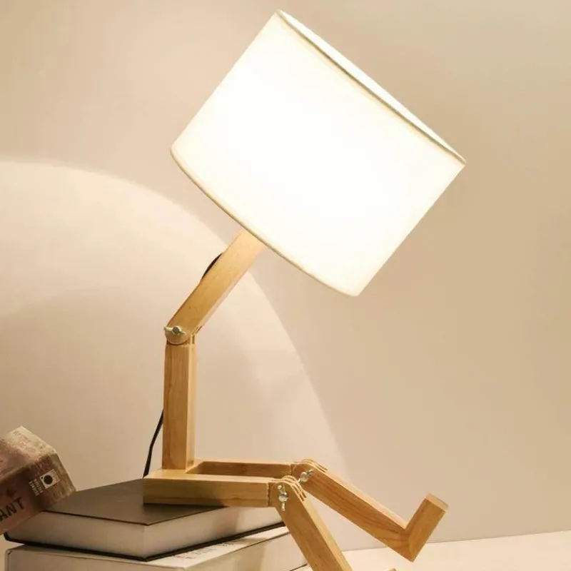 Comfort u0026 Style Beleuchtung-Robot Table Lamp - Creative Book Holder Design