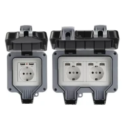 Roam Ready Heimwerkzeuge|Badezimmer-Robuste, wasserdichte Steckdosenabdeckung – Elektrischer Schutz im Außenbereich