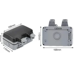 Roam Ready Heimwerkzeuge|Badezimmer-Robuste, wasserdichte Steckdosenabdeckung – Elektrischer Schutz im Außenbereich