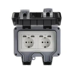 Roam Ready Heimwerkzeuge|Badezimmer-Robuste, wasserdichte Steckdosenabdeckung – Elektrischer Schutz im Außenbereich