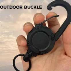 The Outdoor Vault Camping-Werkzeuge|Outdoor-Artikel-Robuster, einziehbarer Schlüsselanhänger – praktisches Ziehdesign