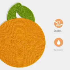 TailTrend Haustierspielzeug-Robustes Kratzbrett in Mandarine für spielerische Entspannung und gesunde Krallen