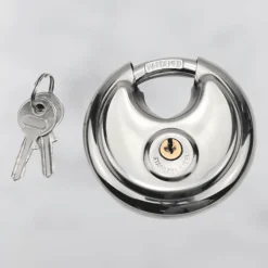 Trail u0026 Beyond Camping Im Freien|Outdoor & Garten-Robustes Vorhängeschloss aus Edelstahl – Sicheres Rundschloss