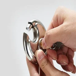 Trail u0026 Beyond Camping Im Freien|Outdoor & Garten-Robustes Vorhängeschloss aus Edelstahl – Sicheres Rundschloss