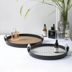 Cozy Nest Decor Wohndeko-Romain Tablett – Elegantes Serviertablett für die Inneneinrichtung