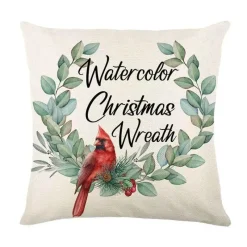Pillow Haven Bettzeug-Rosa Weihnachtskissenbezüge - Festliches Kissenset