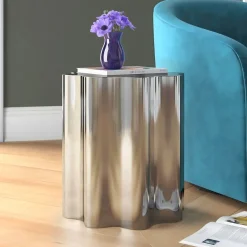 The Lounge Loft Möbel-Rose Beistelltisch - Eleganter floraler Akzenttisch