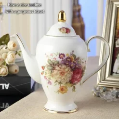 Feast u0026 Flair Küche & Esszimmer-Rose Bone China Teeservice - Elegantes Porzellan-Teegeschirr