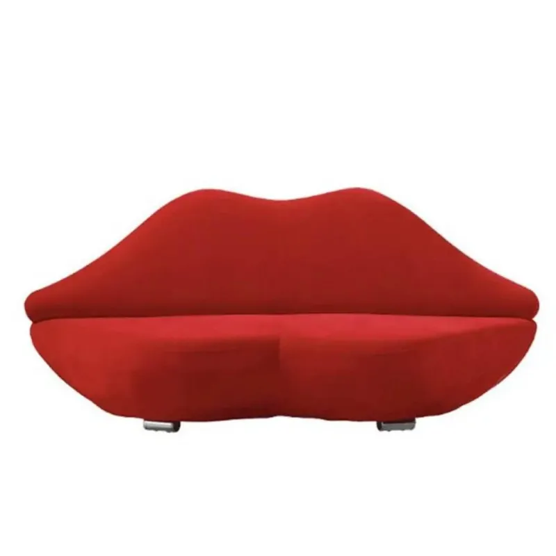 Cozy Living Wohndeko|Möbel-Rotes Doppelsitzer-Sofa – Stilvolles Loveseat-Möbel