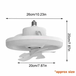 Comfort u0026 Style Gadgets Für Zuhause|Beleuchtung-Rotierende LED-Deckenventilatorlampe - 2-in-1-Leuchte