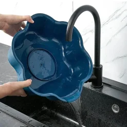 The Culinary Kit Küche & Esszimmer-Rotierender Abtropfkorb Snacktablett