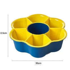 The Culinary Kit Küche & Esszimmer-Rotierender Abtropfkorb Snacktablett