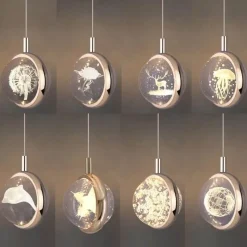 Ember u0026 Ivy Beleuchtung-Rotierendes Kristall-LED-Stimmungslicht – Romantisches Wohndekor