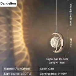 Ember u0026 Ivy Beleuchtung-Rotierendes Kristall-LED-Stimmungslicht – Romantisches Wohndekor