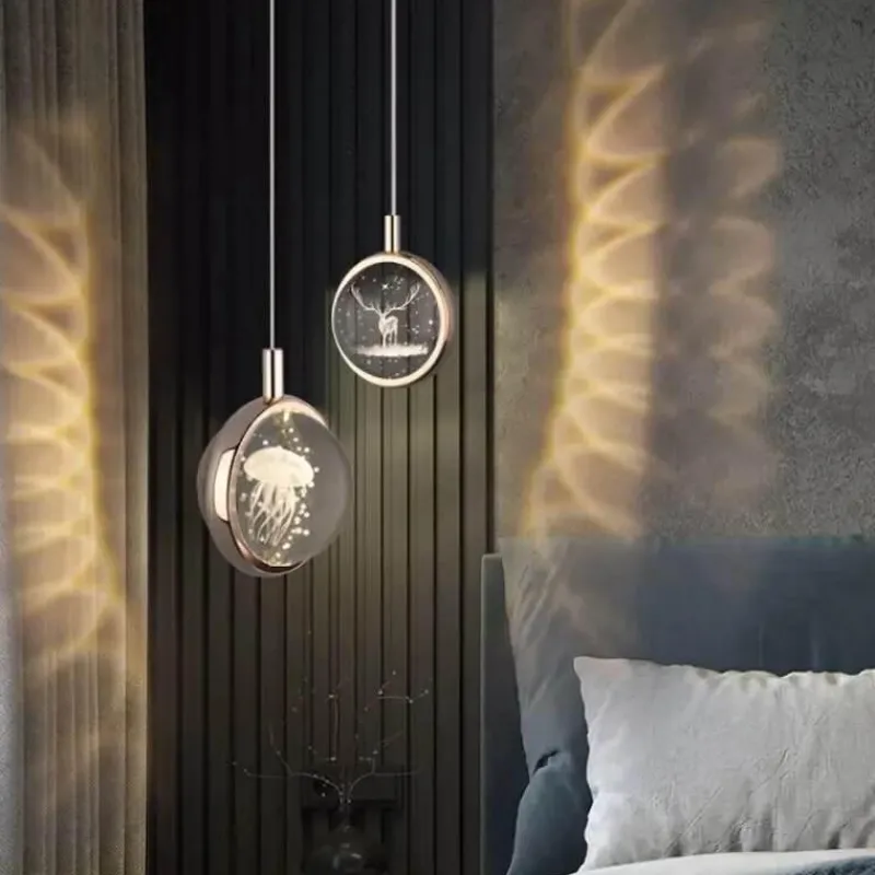 Ember u0026 Ivy Beleuchtung-Rotierendes Kristall-LED-Stimmungslicht – Romantisches Wohndekor