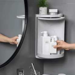 Tranquil Waters Badezimmer|Küche & Esszimmer-Rotierendes Lagerregal – Multifunktionaler Organizer für Zuhause und Büro