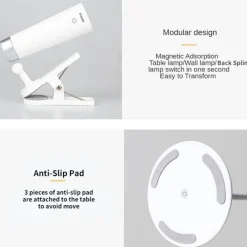 Comfort u0026 Style Beleuchtung-Rotierendes USB-Nachtlicht - Schreibtischlampe mit einstellbarer Helligkeit