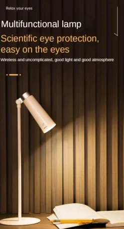 Comfort u0026 Style Beleuchtung-Rotierendes USB-Nachtlicht - Schreibtischlampe mit einstellbarer Helligkeit