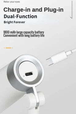 Comfort u0026 Style Beleuchtung-Rotierendes USB-Nachtlicht - Schreibtischlampe mit einstellbarer Helligkeit