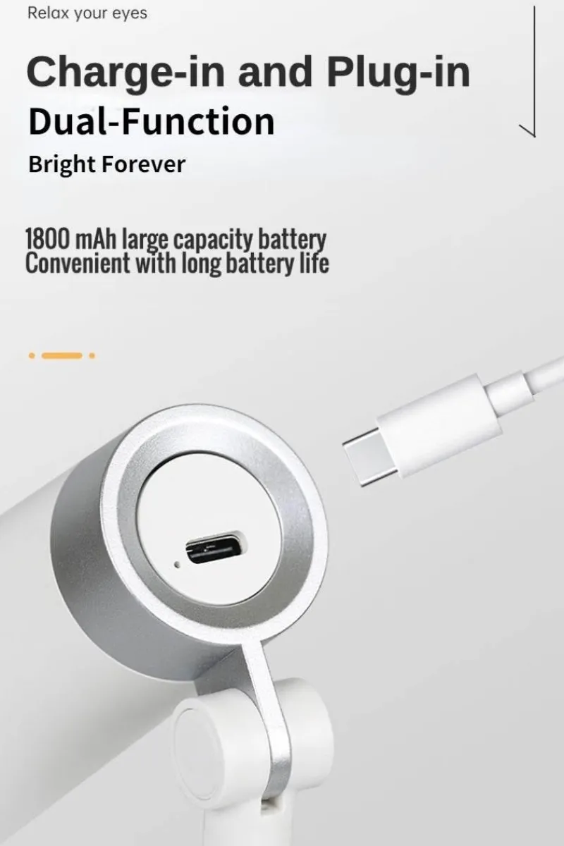 Comfort u0026 Style Beleuchtung-Rotierendes USB-Nachtlicht - Schreibtischlampe mit einstellbarer Helligkeit