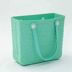 BagAura Taschen & Geldbörsen-Rubber Beach Tote Bag – Extra große Strandtasche aus Silikon für Damen