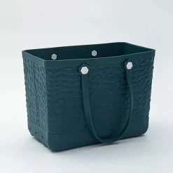 BagAura Taschen & Geldbörsen-Rubber Beach Tote Bag – Extra große Strandtasche aus Silikon für Damen