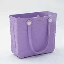 BagAura Taschen & Geldbörsen-Rubber Beach Tote Bag – Extra große Strandtasche aus Silikon für Damen