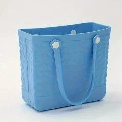 BagAura Taschen & Geldbörsen-Rubber Beach Tote Bag – Extra große Strandtasche aus Silikon für Damen