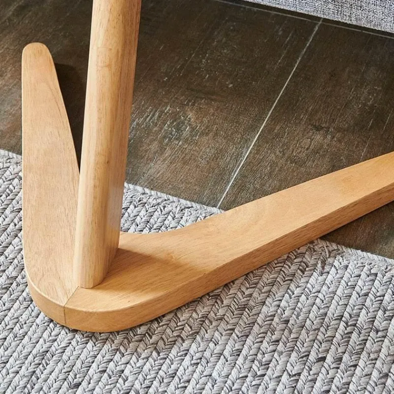 Cozy Living Möbel-Runder Beistelltisch aus Holz – Elegantes Sofa-Dekor